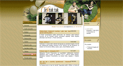 Desktop Screenshot of jentaktak.cz